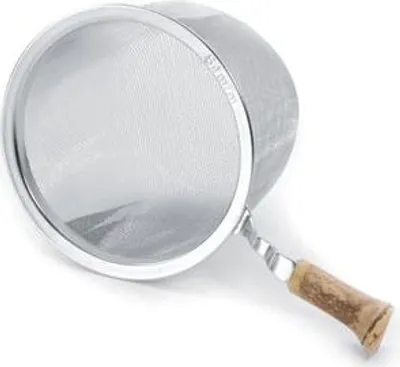 Produktbild von Tee Sieb mit Bambusgriff Edelstahl Ø ca. 6,8 cm
