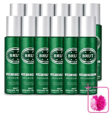 Obrázok produktu pre 12 kusov deodorantu Brut Original vo spreji - 200 ml - balenie (zahrňuje 12 kusov)
