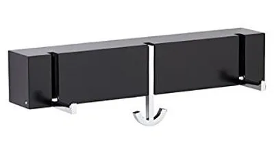 Wandgarderobe Ancora TRE, schwarz, 3 Haken, Buchenholz