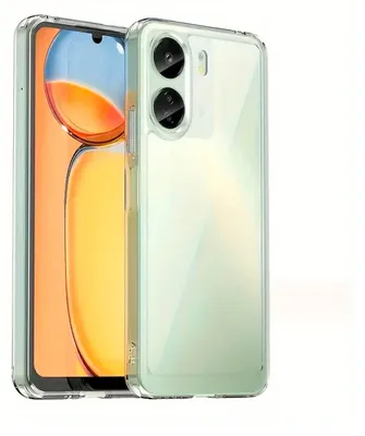 Productafbeelding van Xiaomi Redmi 13C hybride hoesje (bumper + transparante achterkant)