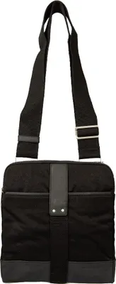 Zdjęcie produktu dla Męska torba na ramię CK CALVIN KLEIN JEANS, model J5IJ500112 MIXMEDIA 2 FLAT CROSSOVER, wymiary ok. 27 x 28 x 2 cm, rozmiar uniwersalny, poliuretan 34%, nylon 66%