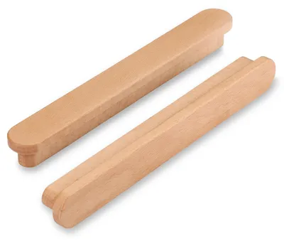 Obrázek produktu pro Solidchoice – Sada 6 dřevěných úchytek na nábytek, vhodné do kuchyně