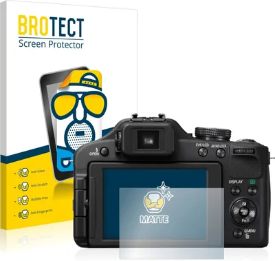 Produktbild von 2x BROTECT Schutzfolie für Panasonic Lumix DMC-FZ150 Displayschutz Displayschutzfolie Folie Matt Entspiegelungsfolie