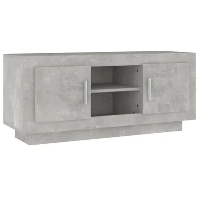 Obrázek produktu pro vidaXL TV skříňka betonová šedá 102x35x45 cm odvozený dřevěný výrobek