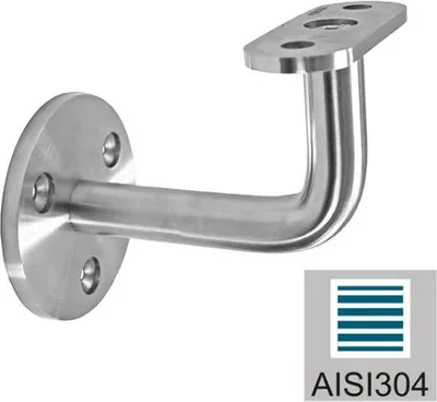 Produktbild von Handlaufhalter Wand Edelstahl AISI 316 g