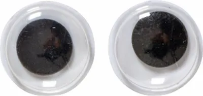 Produktbild von HEYDA 204888112 Wackelaugen selbstklebend Ø 12 mm Kunststoff weiss
