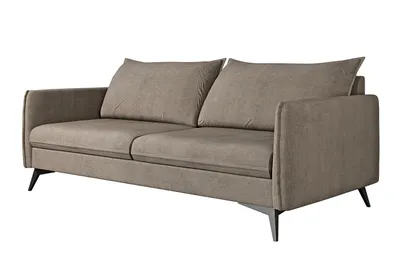 A studio shot of a sofa against a white background.