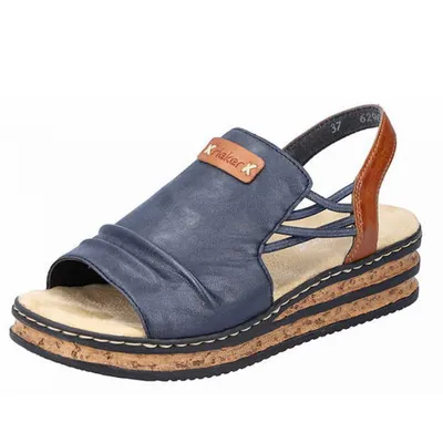 Produktbild von Rieker Damen Sandalette in Blau, Größe 42