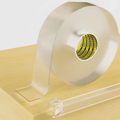 Image de Bande de protection d'angle transparente pour meubles, 5 mètres