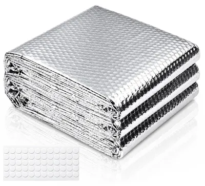 Isolierfolie 60 cm x 5 m, doppelseitig reflektierend, 3 mm