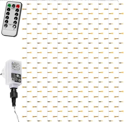 Zdjęcie produktu dla VOLTRONIC 600 LED – kurtyna świetlna, łańcuch świetlny, dekoracja wnętrz i ogrodu, ciepła biel