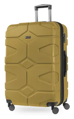Immagine prodotto di VALIGIA CAPITALE - X-Kölln - Valigia rigida XL con espansione, trolley, valigia da viaggio grande, espandibile, TSA, 76 cm, 120 litri, oro autunnale