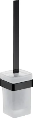 Produktbild von Bürstengarnitur 051513300 loft schwarz Kristallglas satiniert  EMCO