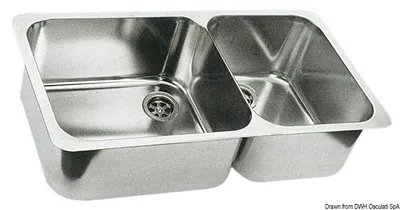 Produktbild von Doppelspüle - Osculati 50.186.80