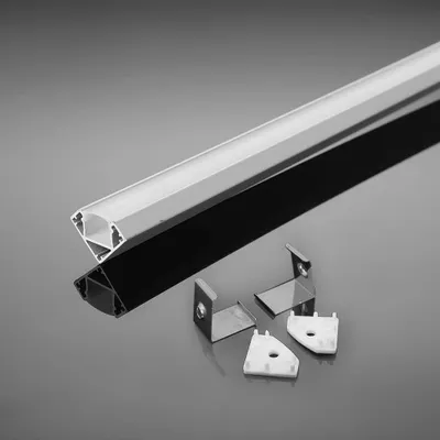 Immagine prodotto di Striscia LED ad angolo - kit di installazione con diffusore - bianco - IP20