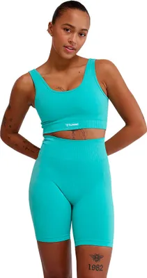 Produktbild von Hummel Hmlalive Seamless Bra - pool blue, Größe:M