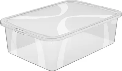 Produktbild von Box 29 l mit Deckel LONA, Farbe:Transparent