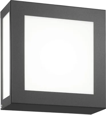 Produktbild von CMD 18/BM Wandleuchte aus Edelstahl anthrazit quadratisch IP44 mit Bewegungsmelder