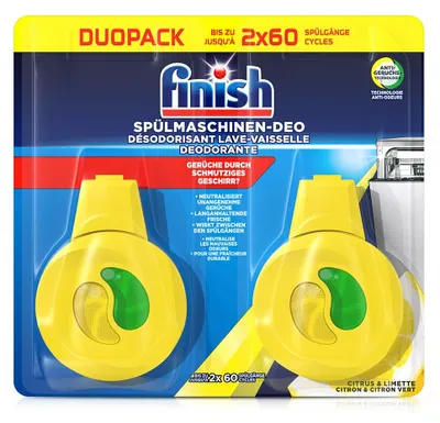 Produktbild von Finish Spülmaschinen-Deo Citrus und Limette 1 x 2 Stück