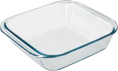 Immagine prodotto di Pirofila quadrata in vetro borosilicato, 1,1 litri. 18x18 cm. Ideale per impasti, insalate, dessert, cucina, pasticceria. Senza BPA