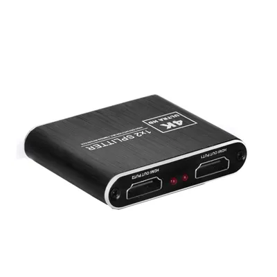 Produktbild von Rozbočovač HDMI 4Kx2K@30Hz, 1 vstup 2 výstupy, HDCP 1.4, UltraHD, tenký, černý