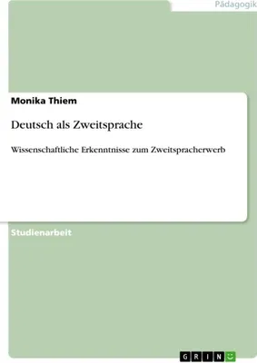 Produktbild von Deutsch als Zweitsprache