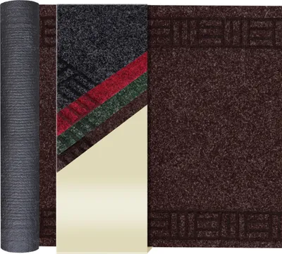 Produktbild von Primaflor Schmutzfangläufer PRIMAVERA 66x100 cm Braun Sauberlauf Meterware für Flur & Eingang, 8 mm