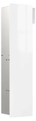 Produktbild von emco asis pure WC-Modul, Unterputzmontage, Türanschlag links, durchgehende Glasfront, 730x170mm, mit Reserverollenfach, 975527410