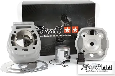 Zdjęcie produktu dla Zestaw cylindra Stage6 Big Racing, 88 ccm, średnica tłoka 45 mm, otwór cylindra 50 mm, przeznaczony do Aprilia SX 50