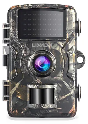 Produktbild von Lixada 16MP 1080P Wild- und Wildjagdkamera Bewegungsaktivierte ueberwachungskamera IP66 Wasserdichte Outdoor-Infrarot-Nachtsicht-Jagd-Scouting-Kamera
