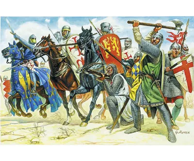 Immagine prodotto di Italeri 1:72 Die Kreuzritter 11. Jahrhundert