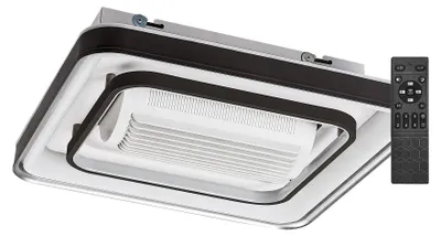 Obrázok produktu pre Rabalux SMART Čierne stropné LED svietidlo s ventilátorom Aireon 480x480mm 50W CCT s DO 71341