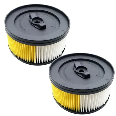 2er-Set Patronenfilter, Rundfilter für Kärcher WD-Serie