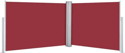 Obrázek produktu pro vidaXL Výsuvná boční markýza červená 120 x 1000 cm