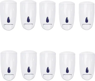 Produktbild von Seifenspender Quicky - Kunststoff - 500 ml - weiß - 10 Wandspender