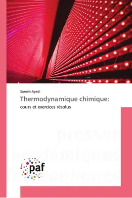 Produktbild von Thermodynamique chimique: