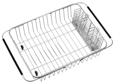 Produktbild von Uitbreidbare Ablage mit Abflusrohr, Edelstahl 304, Abflusrohr für die Spüle, Spüleabflus mit Edelstahl 304