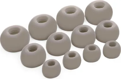Immagine prodotto di 12 x Gommini Auricolari in Silicone Ricambio per JBL Tour Pro 2 Auricolari Cuffie in Grigio