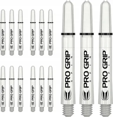 Produktbild von target darts Pro Grip Spin Shaft Dart-Schäfte Weiß Medium