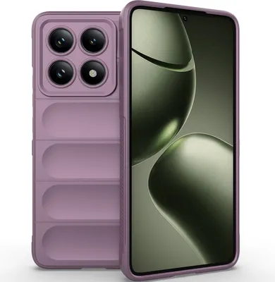 Produktbild von Handyhülle für Xiaomi 14T Weich TPU Silikon Stossfest Anti-rutsch Hülle Lila