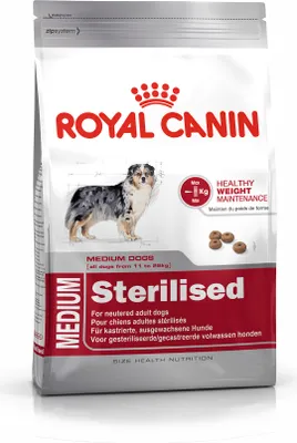 Produktbild von Royal Canin Medium Sterilised, Adult, Mittelgroß (11-25 kg), Mais, Geflügel, 3,5 kg
