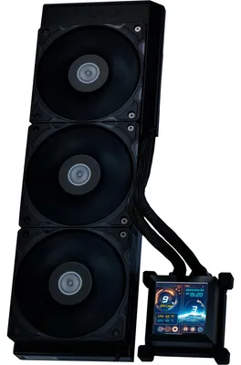 Produktbild von Lian Li HydroShift LCD 360S, All-in-One-Flüssigkeitskühler, 12 cm, 200 RPM, 2500 RPM, Schwarz