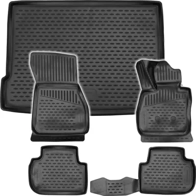 Produktbild von Gummi Kofferraumwanne + Fußmatten Set für 1er BMW F40, Bj. 2019-