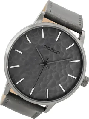 Produktbild von Oozoo Armband-Uhr grau Leder C9440 Timepieces Herren Analog-Quarzuhr UOC9440