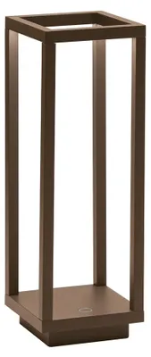 Produktbild von Startseite Corten LED Tischlaterne 2,2w batteriebetrieben IP54 Safran 3000K 12h maximale Leistung in Aluminium