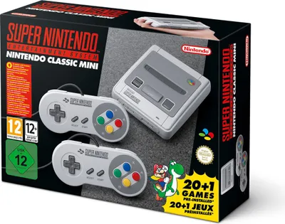 Zdjęcie produktu dla Nintendo Classic Mini: Super Entertainment System, NES / SNES, Szary, 256 MB, DDR3, Allwinner R16, Mali-400 MP