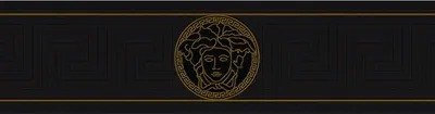 Produktbild von Profhome 935224-GU Exklusive Luxus Tapete Ornament glänzend schwarz gold 0,65 m2