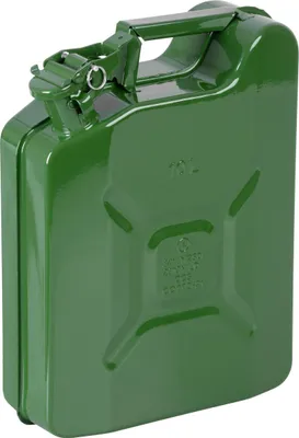 Image de Bidon JerryCan LD10, 10 L, metallique, pour carburant, vert