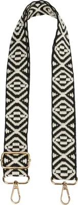 Produktbild von styleBREAKER Taschen Schulterriemen mit Azteken Muster, Wechsel Taschengurt mit Karabinerhaken, verstellbar, Unisex 02013015