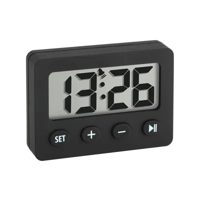 Obrázek produktu pro TFA-Dostmann 60.2014.02, Analogový budík, Obdélník, Bílá, LCD, Baterie, CR2032
